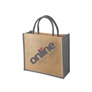 Aura Accented Jute Bag