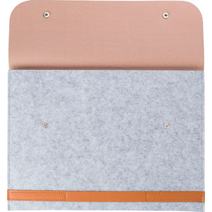 Cheddon RPET felt laptop pouch