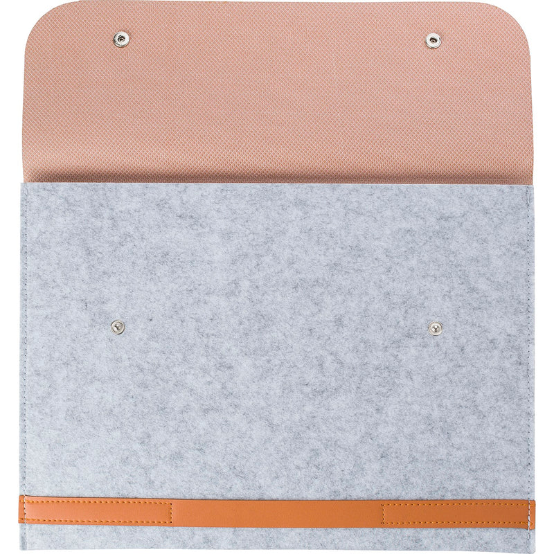 Cheddon RPET felt laptop pouch