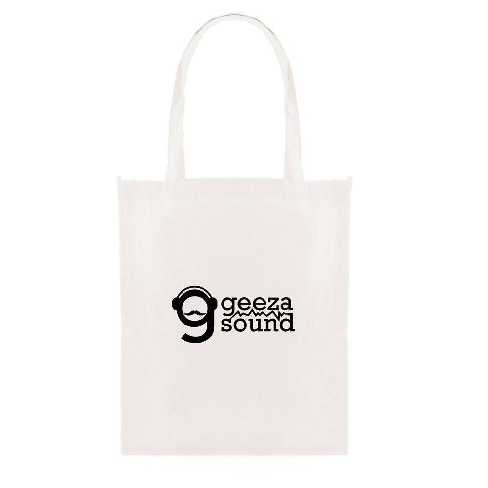 Branded Eco Friendly non woven PP long handled shopper with gusset