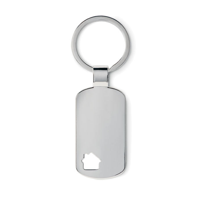 Branded Key ring with house detail