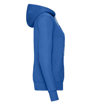 Fruit of the Loom Classic Lady Fit Hooded Sweatshirt Royal Blue
