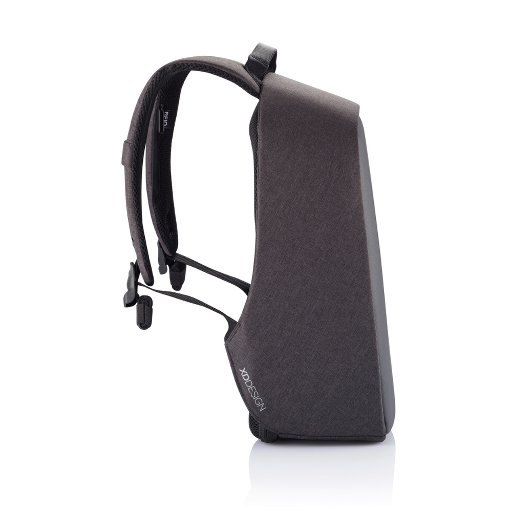 Bobby Hero Small, Anti-theft backpack Black, Black