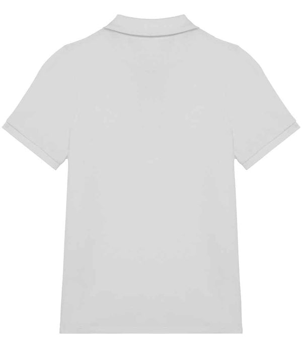 Native Spirit Kids Piqué Polo Shirt White