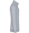 Kariban Zip Neck Sweatshirt Oxford Grey