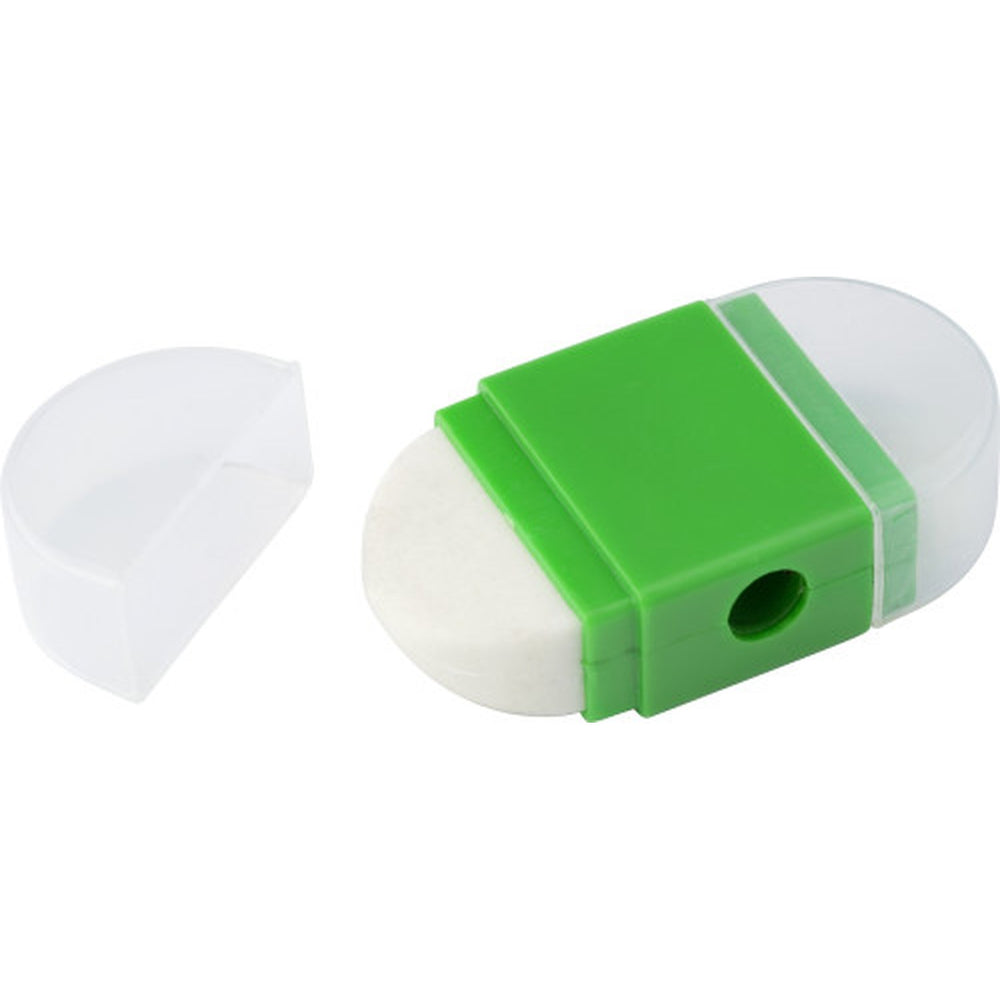 Branded Dunbeath Eraser with pencil sharpener
