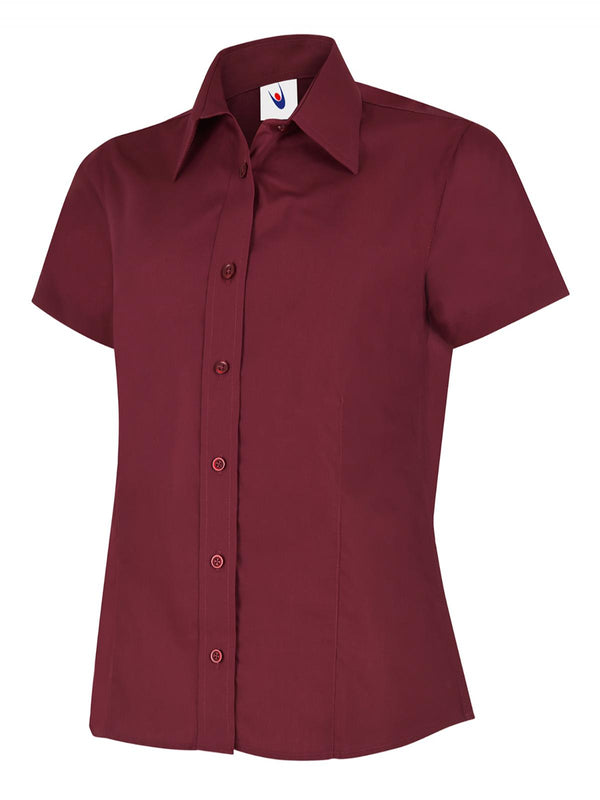 Branded Ladies Poplin Half Sleeve Shirt