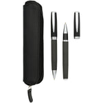 Carbon duo pen gift set with pouch