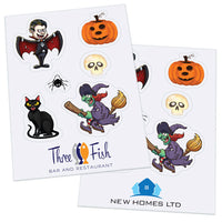 Seasonal Halloween Sticker Sheet
