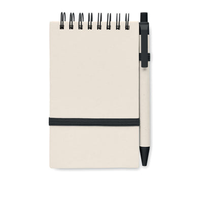 Branded A6 milk carton notebook set
