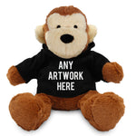 Branded Black Hoodie Bear