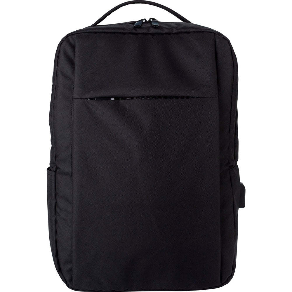 Branded Merlecrest RPET laptop backpack