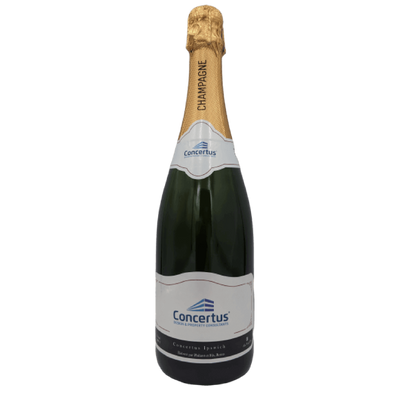 Professionally Branded Champagne, amazing for events.