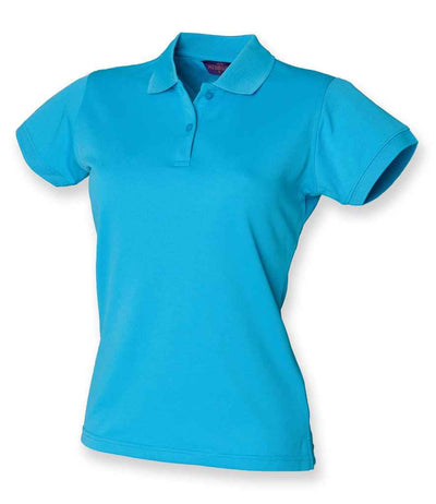 Henbury Ladies Coolplus® Wicking Piqué Polo Shirt