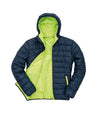 Result Core Soft Padded Jacket Navy/Lime Green