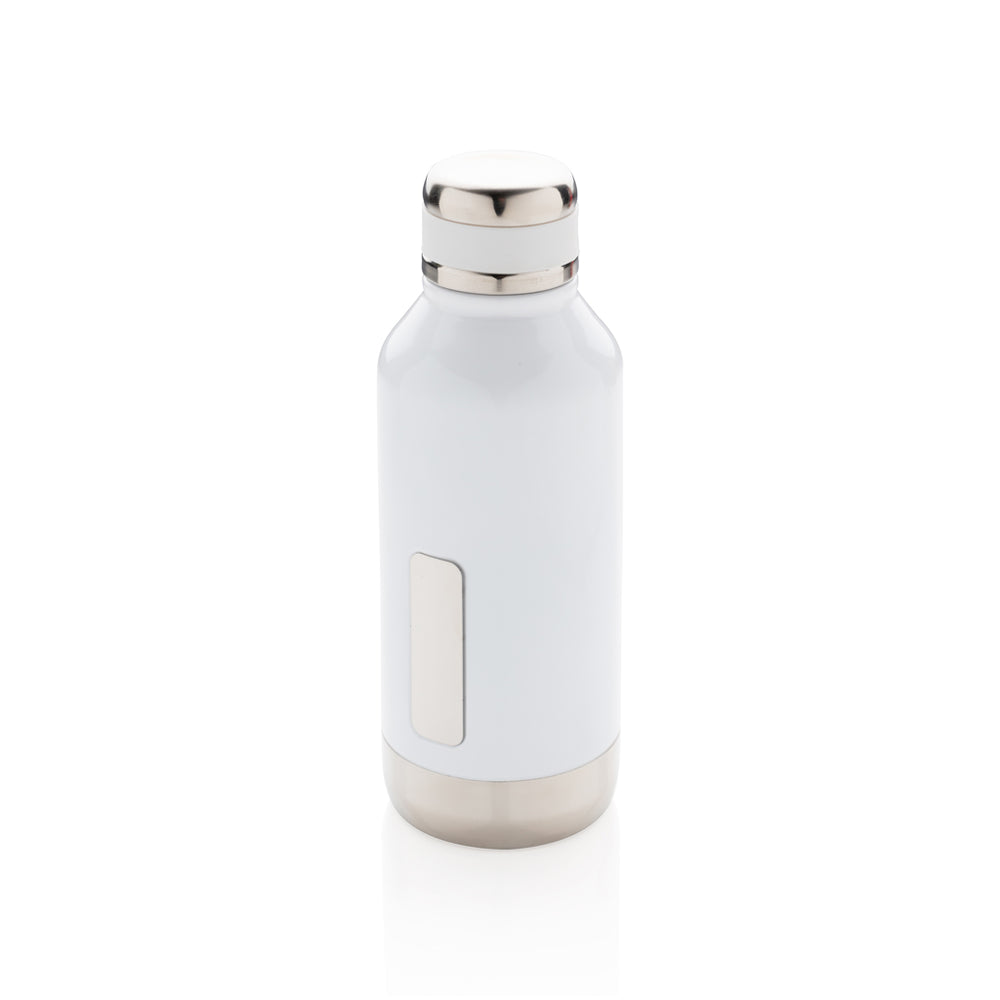 Branded Leak proof vacuum bottle with logo plate