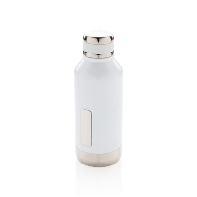 Branded Leak proof vacuum bottle with logo plate
