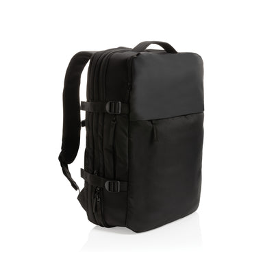 Branded Swiss Peak AWARE™ RPET 15.6' expandable weekend backpack