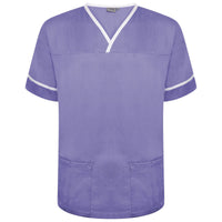 Behrens Contrast Trim Smart Scrub Top