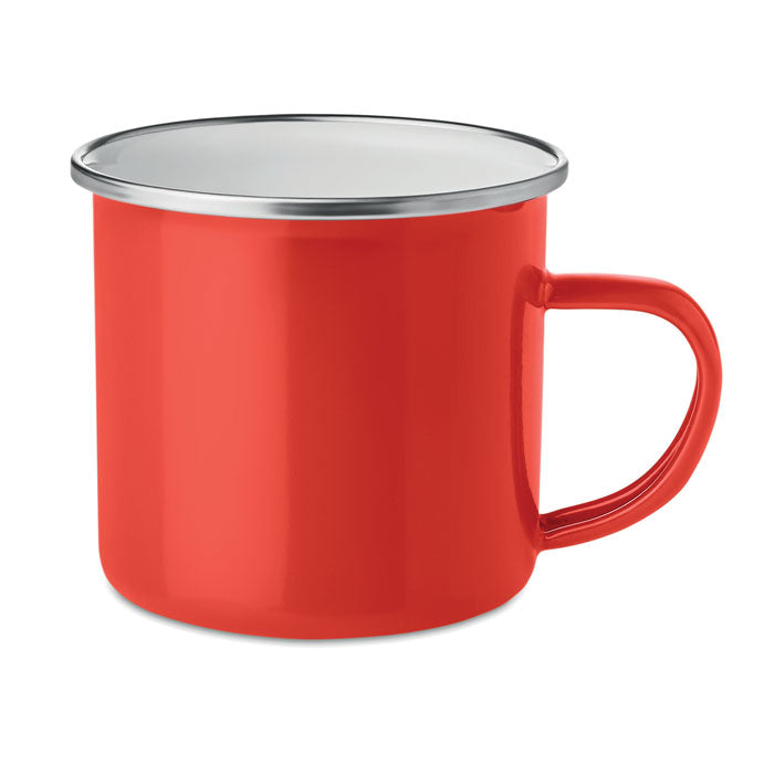 Branded Metal mug with enamel layer 350ml