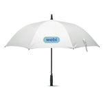 Windproof umbrella 27 inch White
