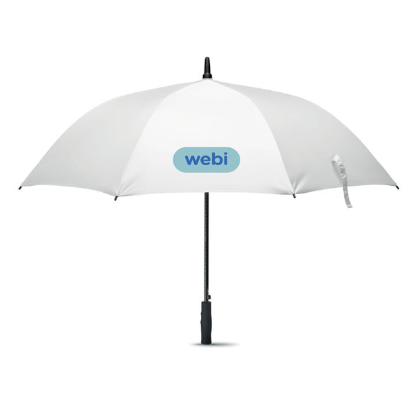 Windproof umbrella 27 inch White