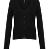 Branded Henbury Ladies Lightweight V Neck Cardigan