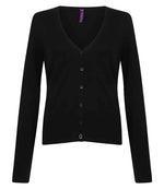 Branded Henbury Ladies Lightweight V Neck Cardigan