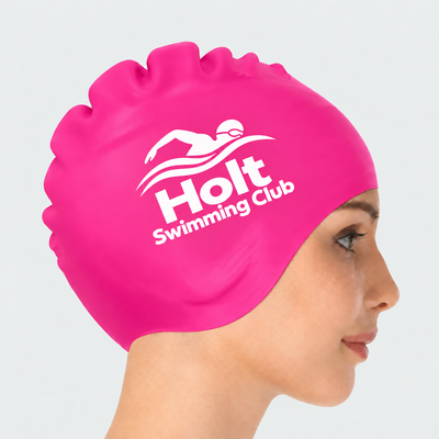 Logo Branded Silicone Swimming Hat