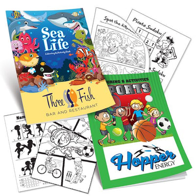 A5 Colouring Books Printed Full Colour