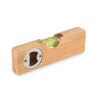 Branded Spirit level and bottle opener