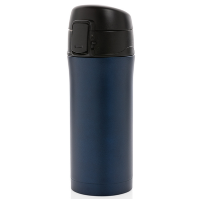 Branded Metallic easy lock vacuum mug