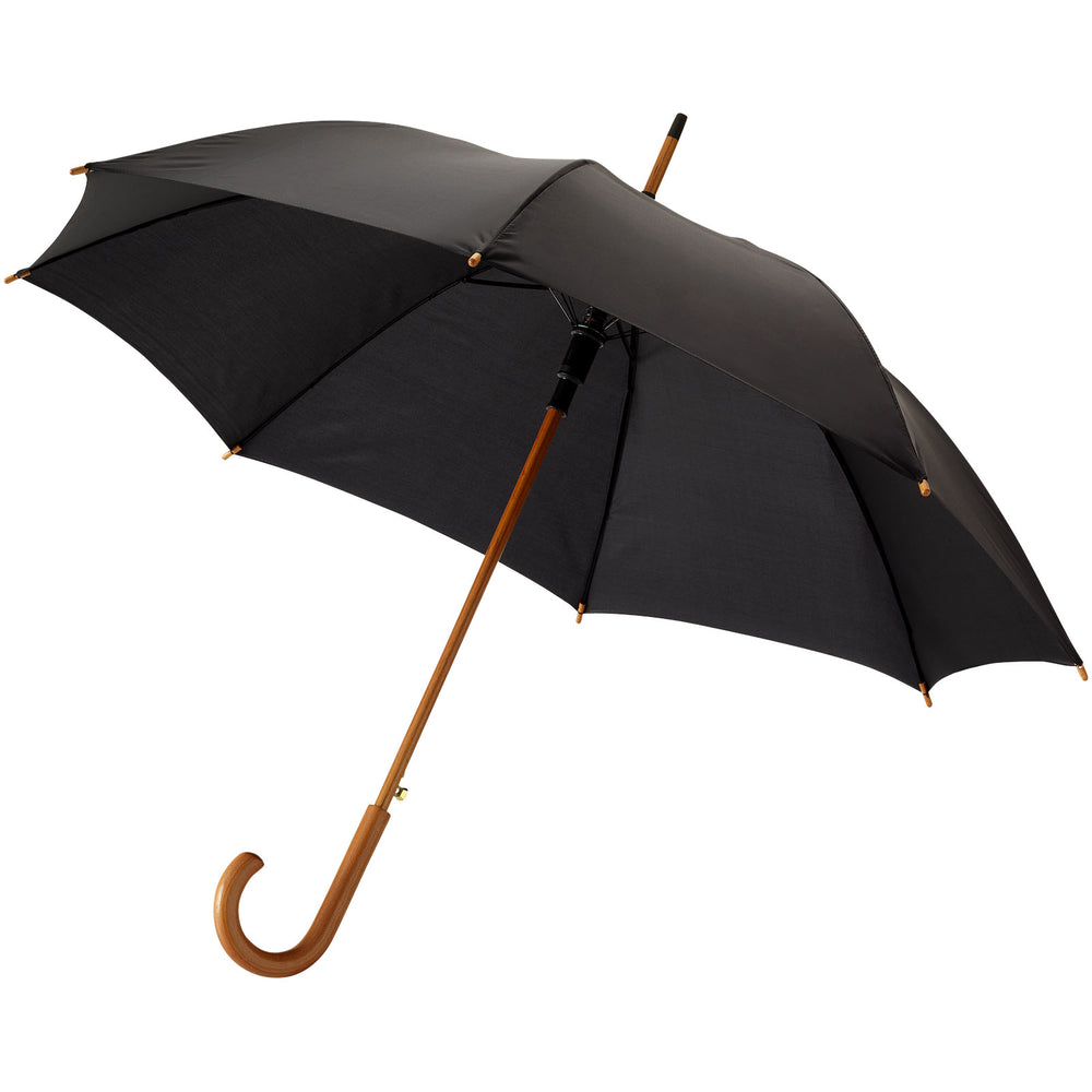 Branded Kyle 23" auto open umbrella wooden shaft and handle