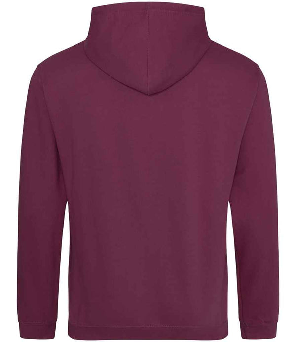 AWDis College Hoodie Burgundy Smoke