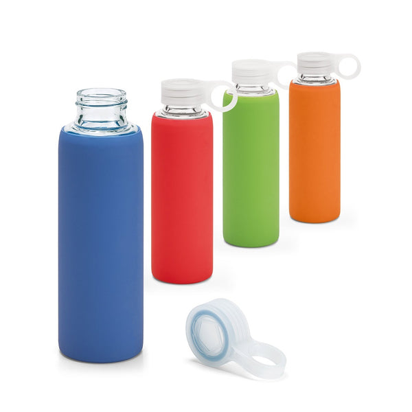 DHABI. Borosilicate glass sports bottle 380 mL