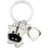 Branded Stamped Hard Enamel Keyring (40mm)