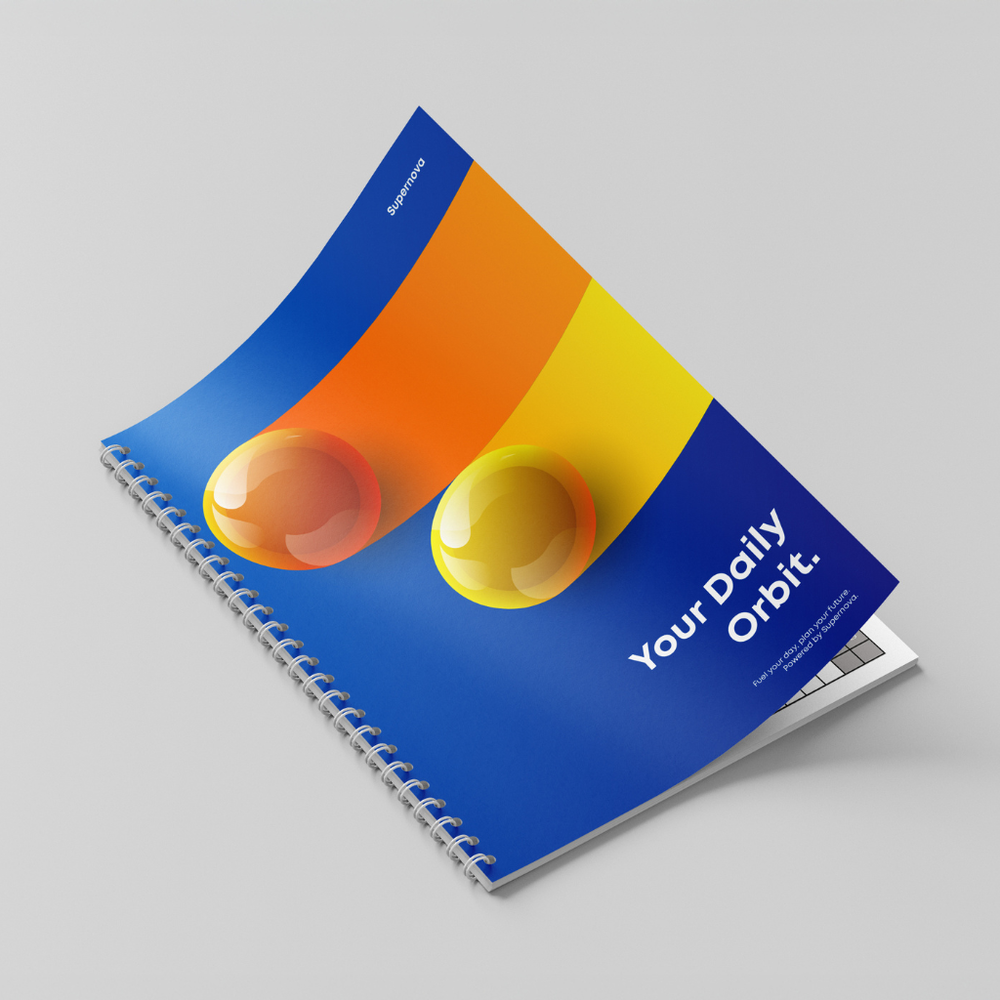 Branded A5 Wire Bound Diary