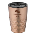 Branded Geo 350 ml copper vacuum insulated tumbler