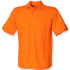 Henbury Heavy Poly/Cotton Piqué Polo Shirt