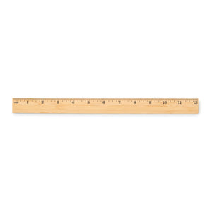 Ruler in bamboo 30 cm