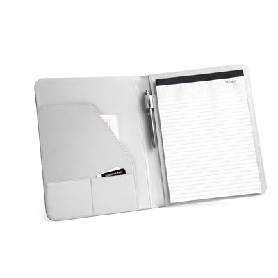 FITZGERALD. A4 folder in PU and 800D with lined sheet pad