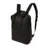Premium 'Soft Feel' Laptop Backpack BLACK RPET and PU Backpack