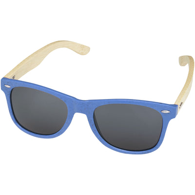 Branded Sun Ray bamboo sunglasses