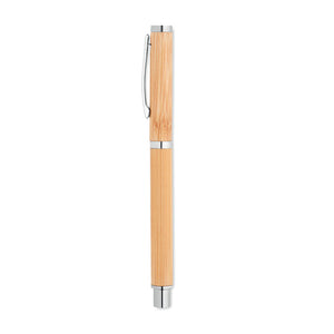 Bamboo gel pen | Branded Bamboo Rollerball gel pen