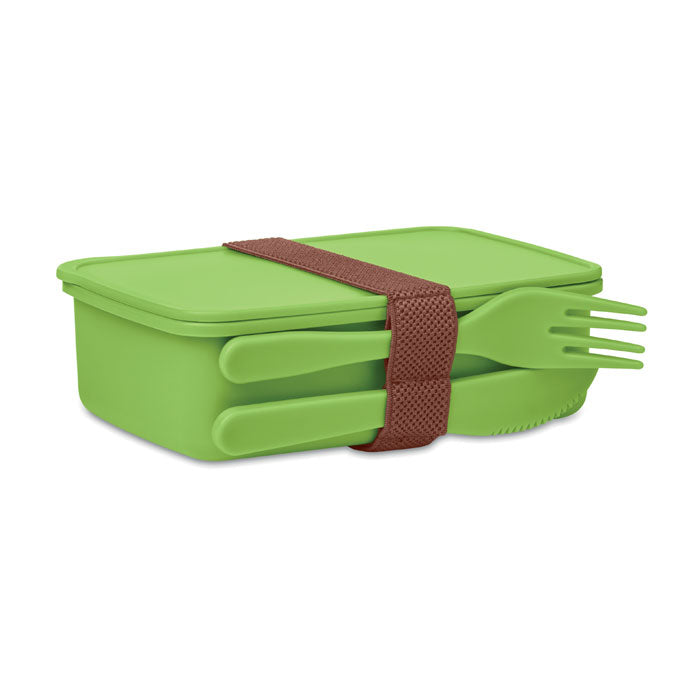Branded Lunch box with cutlery