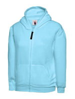 Branded Childrens Classic Full Zip Hooded Sweatshirt