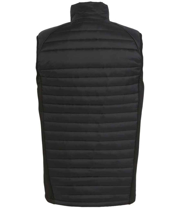 Regatta Navigate Hybrid Bodywarmer Black/Orange Pop