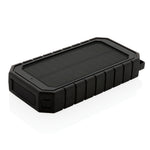 Branded RCS recycled plastic Solar powerbank with 10W Wireless