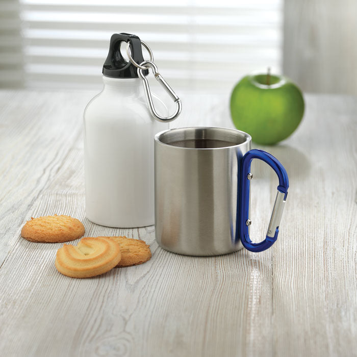 Branded Metal mug & carabiner handle