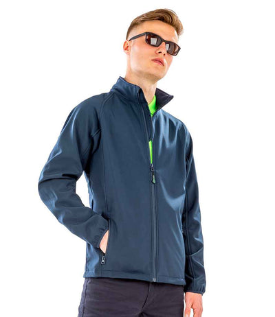 Result Genuine Recycled Printable Soft Shell Jacket Navy